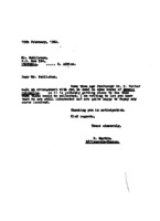 D. Martin to Dr. Schlieben re: Inquiry about Boweia volubilia bulbs