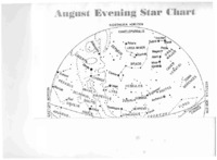 August Evening Star Chart