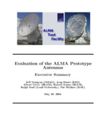 Evaluation of the ALMA Prototype Antennas, Executive Summary, 28 May 2004