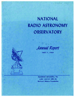 NRAO Annual Report, 1 July 1959