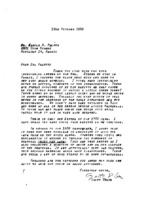 Correspondence from Grote Reber to Harold S. Palmer