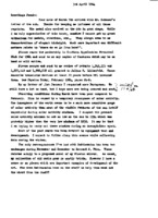 Grote Reber to Jennie Ewanoski re: Mail received; request for patents, barogram forms; observing conditions; early radio equipment for Smithsonian; beans