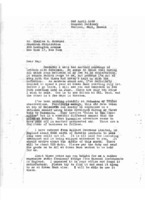 Grote Reber to Charles H. Schauer re: Forthcoming stay at NRAO Green Bank; equipment requests and orders