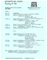 Meeting program