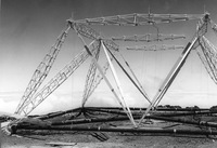 Rotating antenna at Kole Kole on Haleakala, Maui, Hawaii