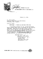 Harlow Shapley to Grote Reber re: Request for permission to use Reber&#039;s 1940 Astrophysical Journal paper in &quot;Source Book of Astronomy&quot;