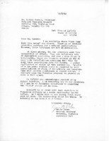 Grote Reber to Larkin Kerwin re: Request for info on Canadian Long Baseline Array, info on how Reber&#039;s donation was expended