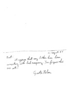 Grote Reber to Bert E. Rathje re: Schuyler associating with bad company