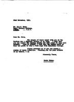 Grote Reber to H. K. C. Mair re: Twining vines