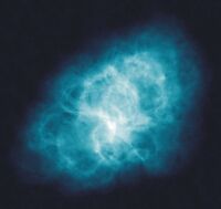 Radio Image of the Crab Nebula