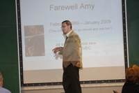 Farewell party for Amy Shepherd, 8 January 2009, Charlottesville