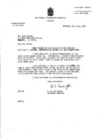 Arthur E. Covington to Grote Reber re: Solar observations; copy of letter to Nature
