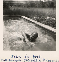 John D. Kraus in pool at 2069 Lane Rd, Columbus OH