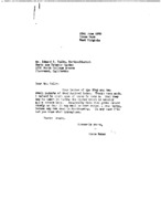 Grote Reber to Edward K. Balls re: GR received seeds sent by Balls