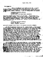 Grote Reber to Schuyler C. Reber, Jr re: Travel schedule; materials to ship from Wheaton; review of Hawaii work