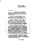 Grote Reber to Jesse L. Greenstein re: Reprints received; meeting with Covington; confirmation of 11/21/1946 solar observations