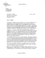 Correspondence: Schreier to Dickman re: Antenna Procurement Request, 15 April 2005