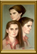 [Pastel portrait of Nan Conklin]