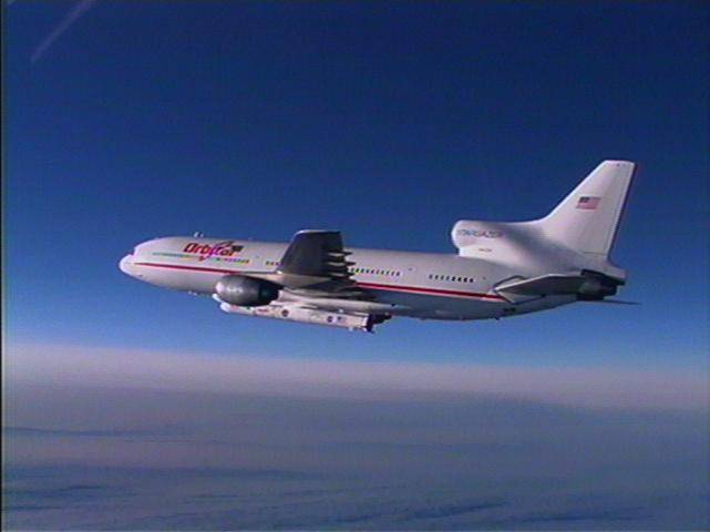 [Launch aircraft flies north toward San Francisco with SWAS]