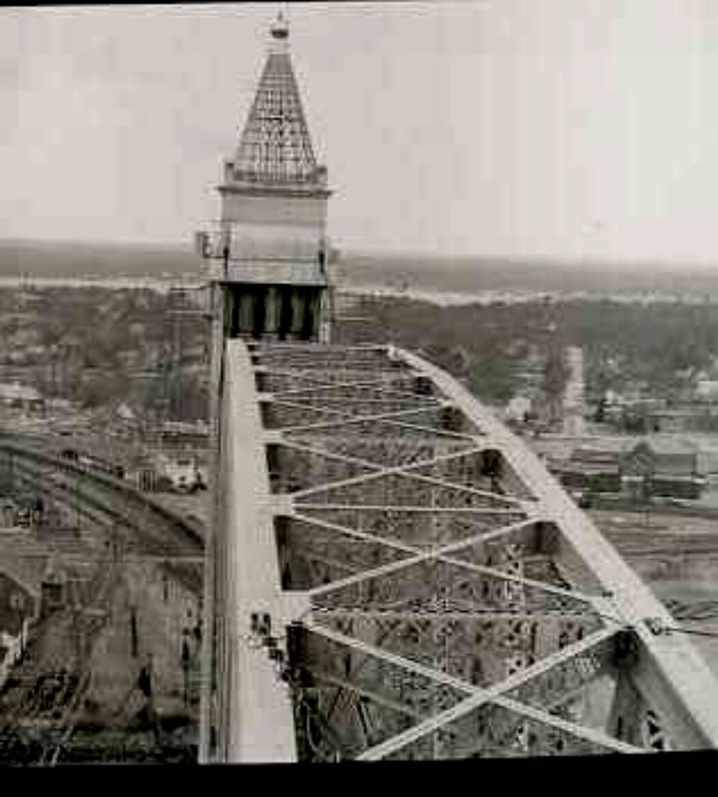 [Bridge tower on northwest side of Canal]