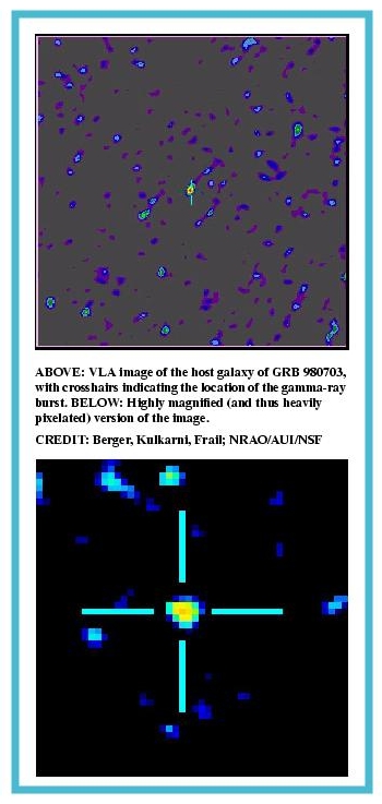 VLA Images of GRB980703 Host Galaxy