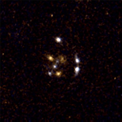 HST image of gravitational lens system