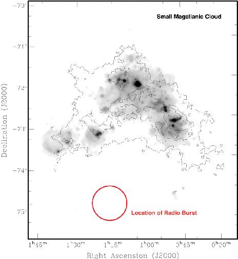 Region of Strong Radio Burst