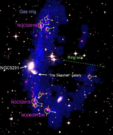 Multiwavelength Image of NGC 5291