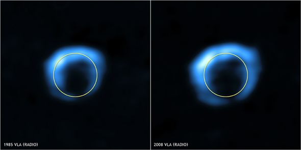 1985 and 2008 VLA Images