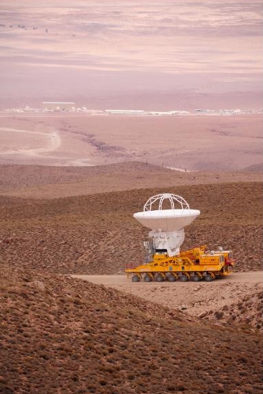 ALMA Antenna on Transporter