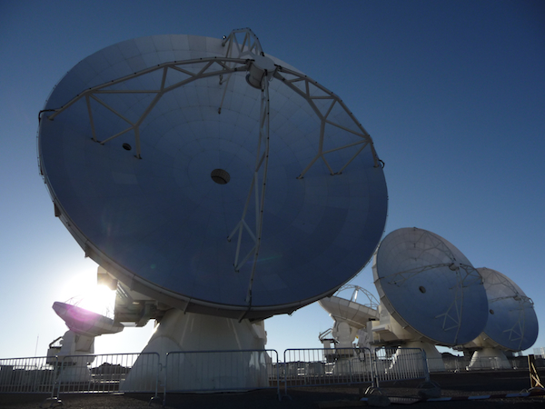 North American 12-m telescopes in the center of ALMA