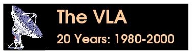 VLA 20-year logo