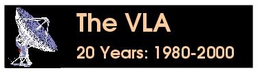 VLA 20-year 
logo