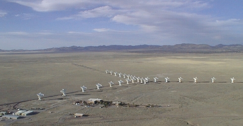Aerial View of the VLA